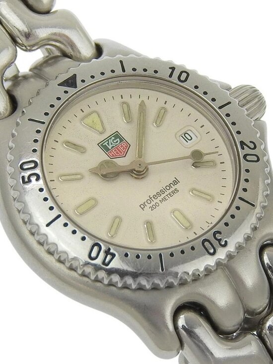 TAG HEUER cell Watches S99.015 WhiteDial Stainless Steel Quartz Analog dis... main image 13